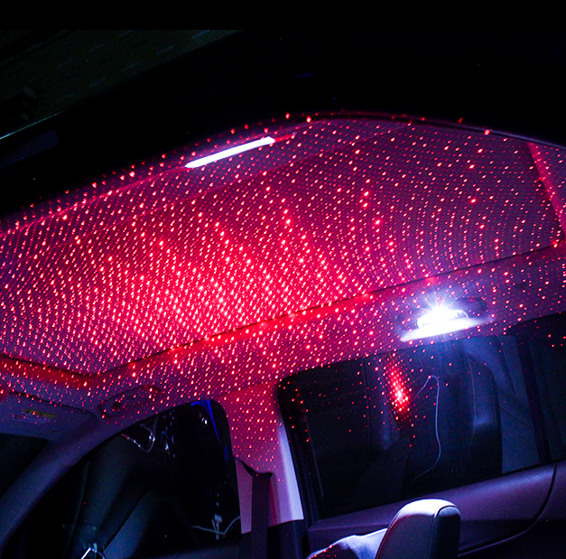 Car star ceiling lights modified car roof full star USB car interior atmosphere lights car music sound control decorative lights