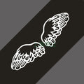 Car Reflective Stickers Car Personality Stickers Angel Wings Car Stickers Rear Stickers Wings Stickers C