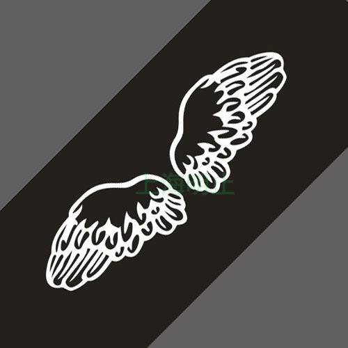 Car Reflective Stickers Car Personality Stickers Angel Wings Car Stickers Rear Stickers Wings Stickers C