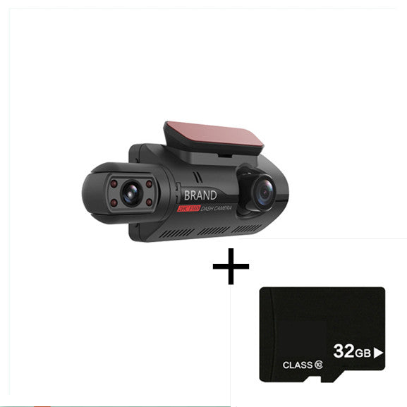 Hidden Driving Recorder 3 Inch IPS Screen, Front HD And Rear Non-Light Night Vision Dual Recording