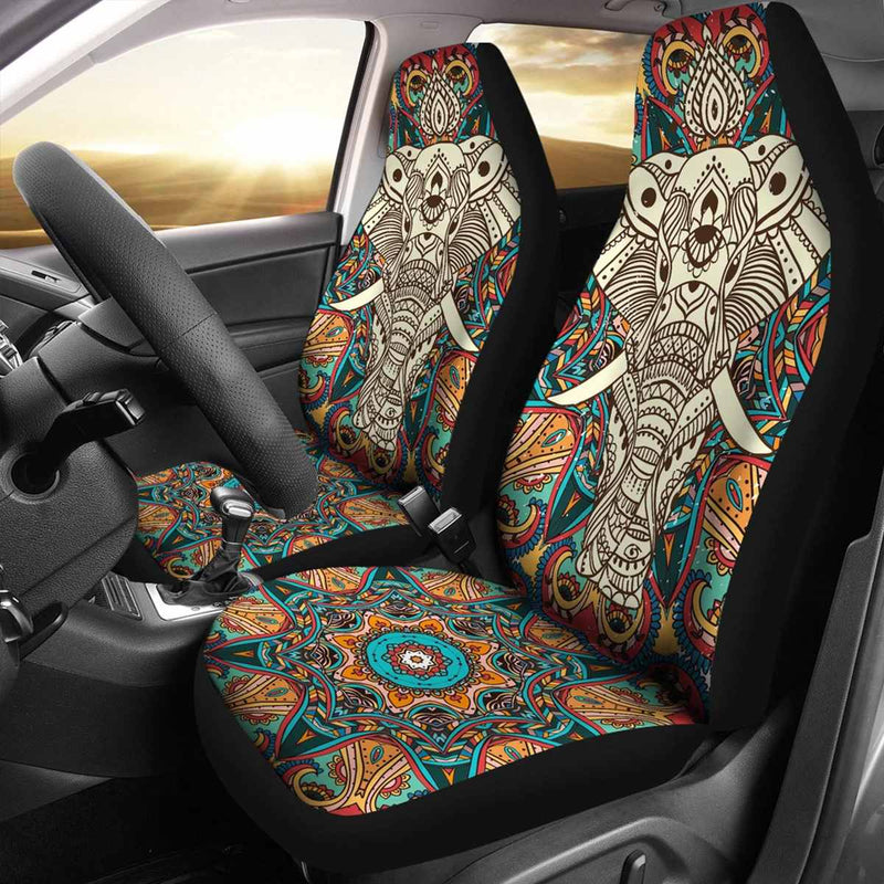 Printed car seat cover